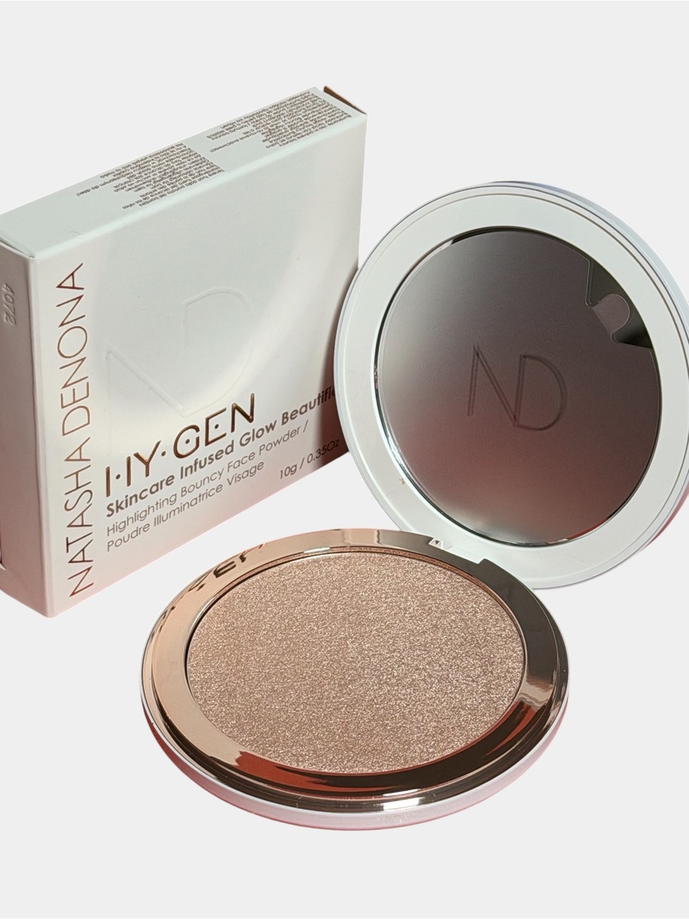 Natasha Denona Skincare Infused Glow Beautifier Highlighting Bouncy Face Powder